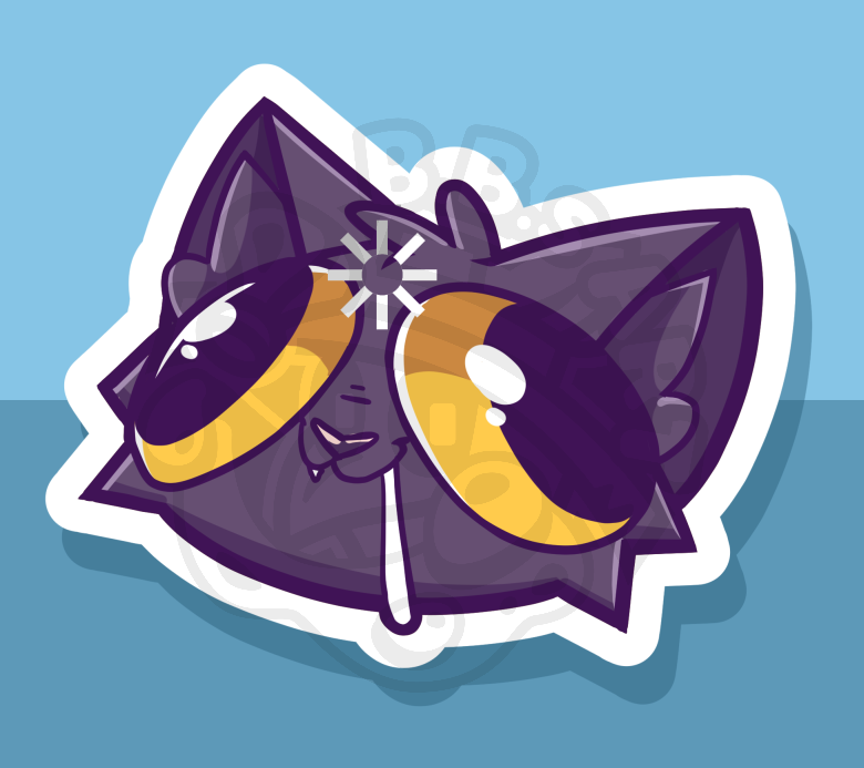 Cat Buffering *3 Variants!* (3'' Sticker)