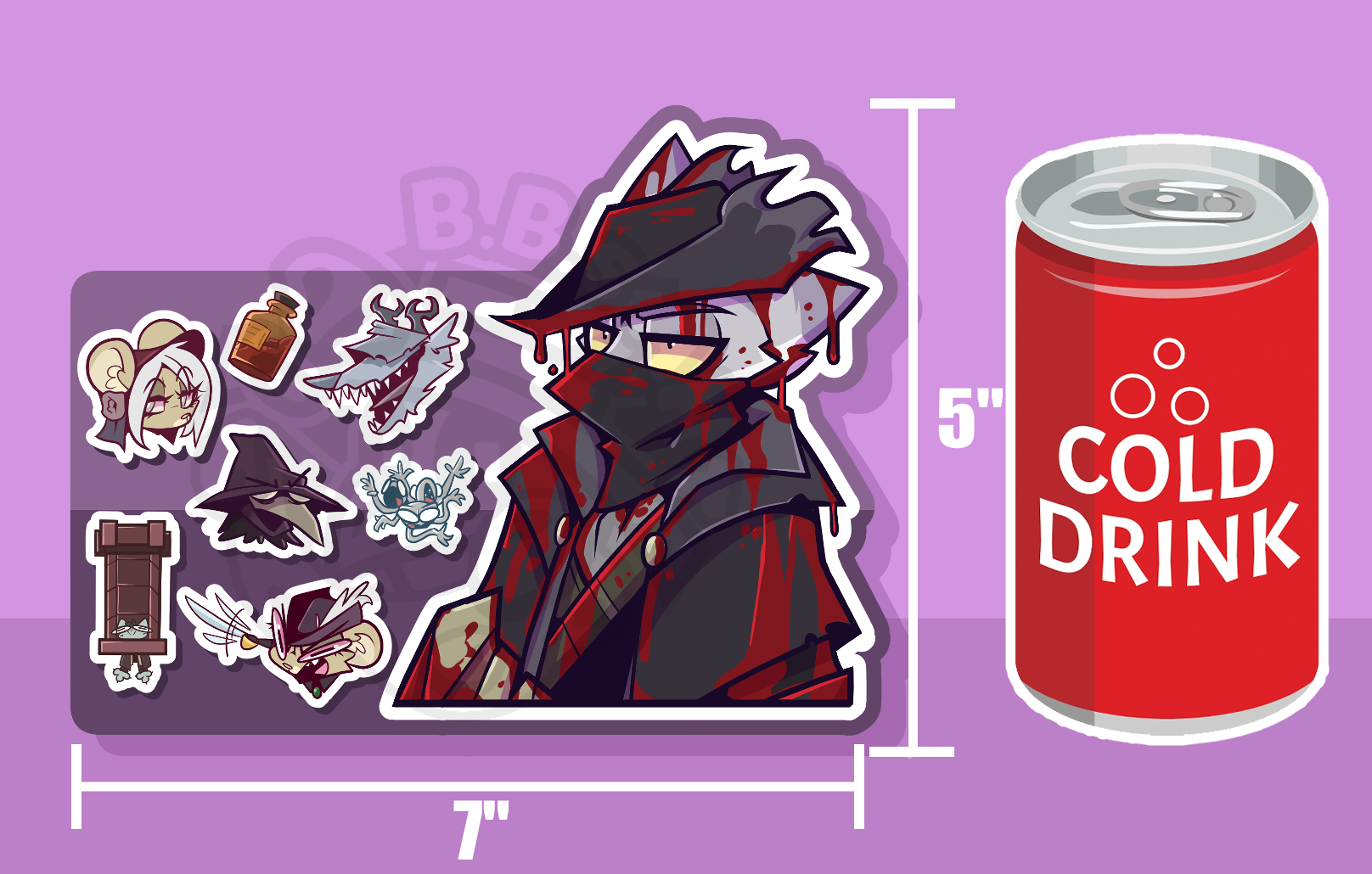 Bloodborne Mini Sticker Sheet!