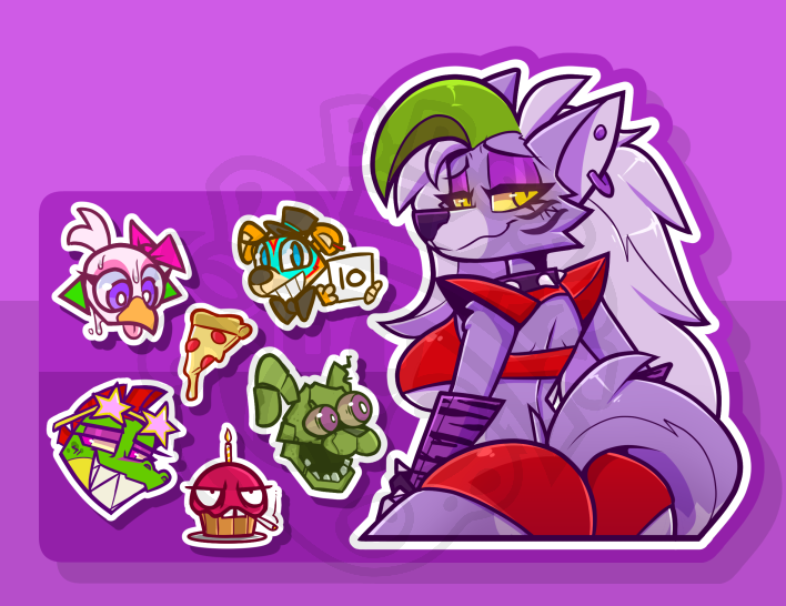 P I Z Z A P L E X Mini Sticker Sheet!