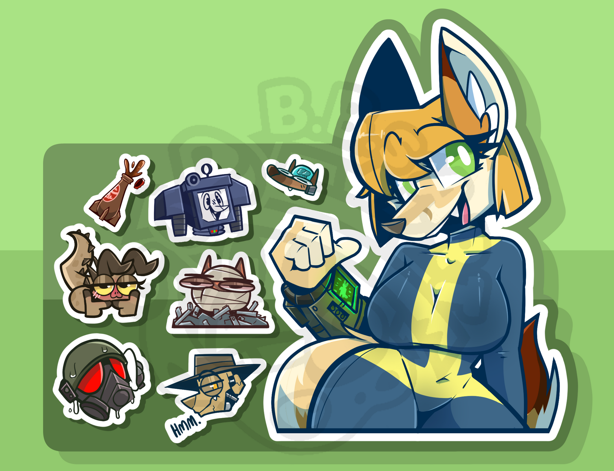Fallout Mini Sticker Sheet!