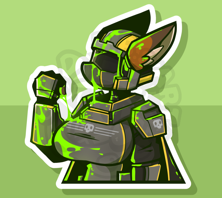 Helldiver (Gooey) (4'' Sticker)