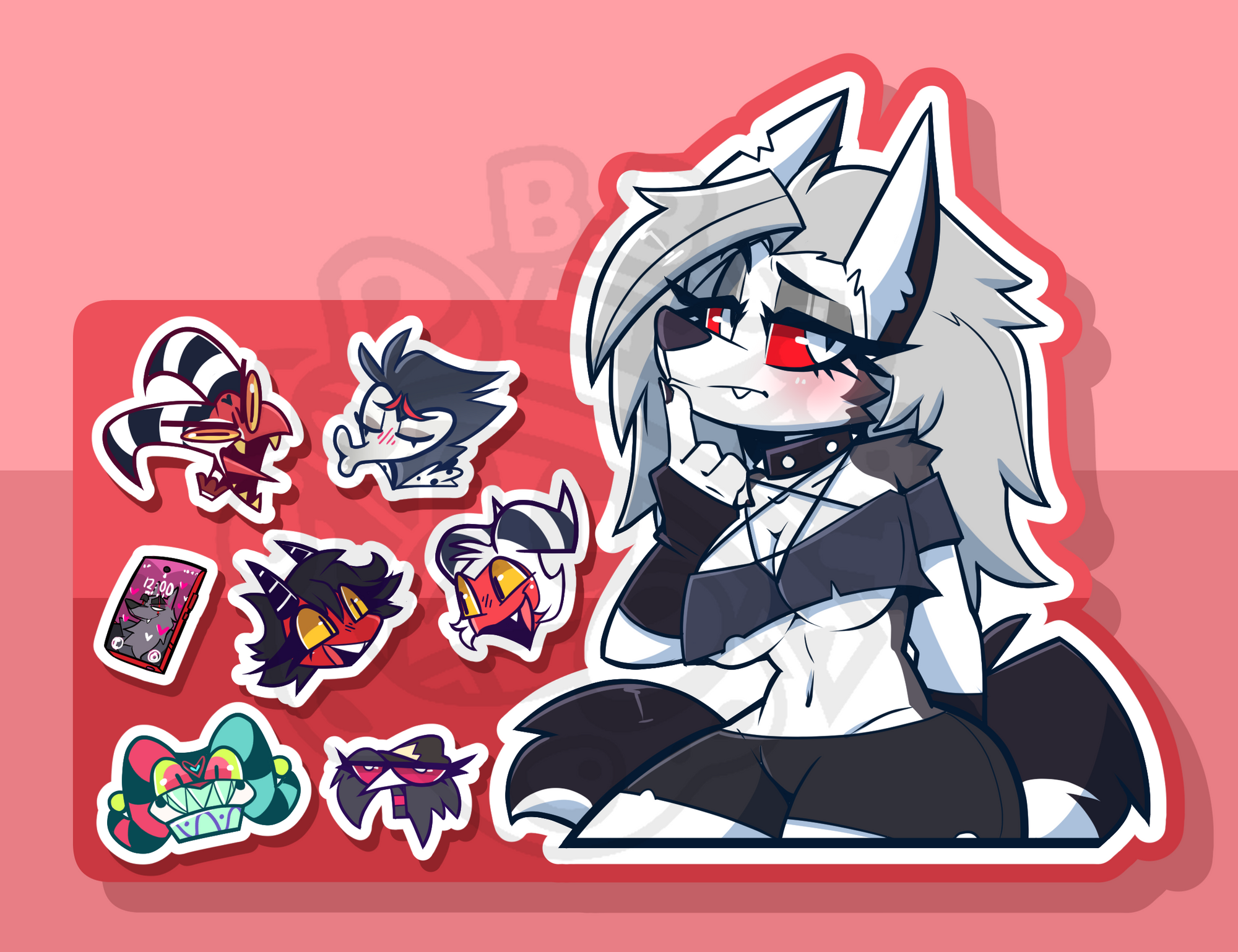 Helluva Boss Mini Sticker Sheet!