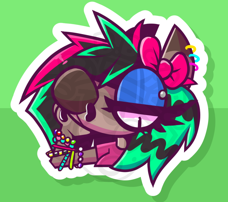 Kandi Bummin' (4'' Sticker)