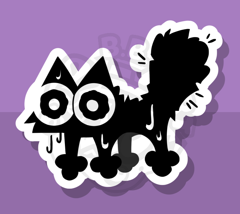 P U F F E D (4'' Sticker)