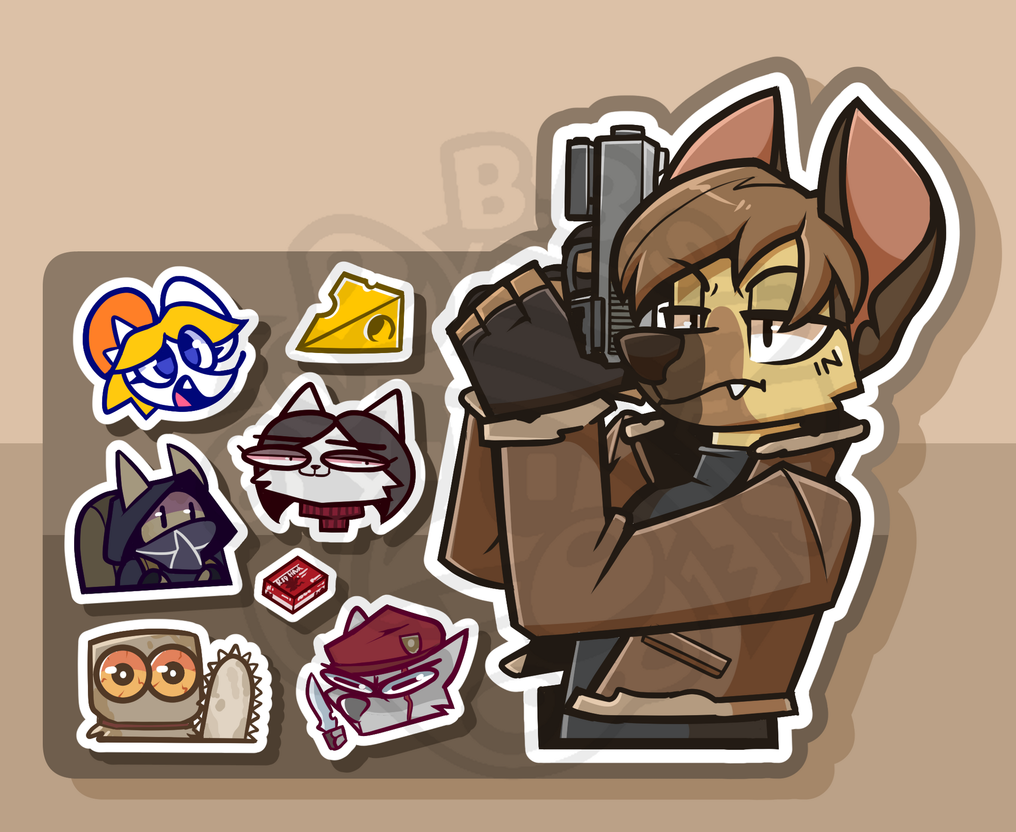 Resident Evil 4 Mini Sticker Sheet!