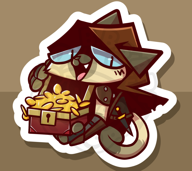 STEALING! (4'' Sticker)