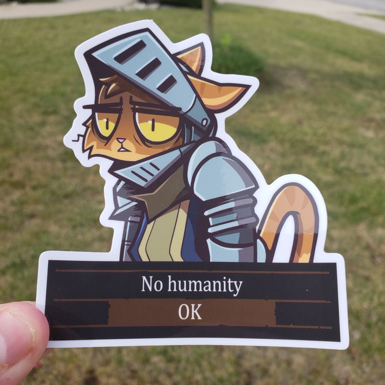 No Humanity (4'' Sticker)