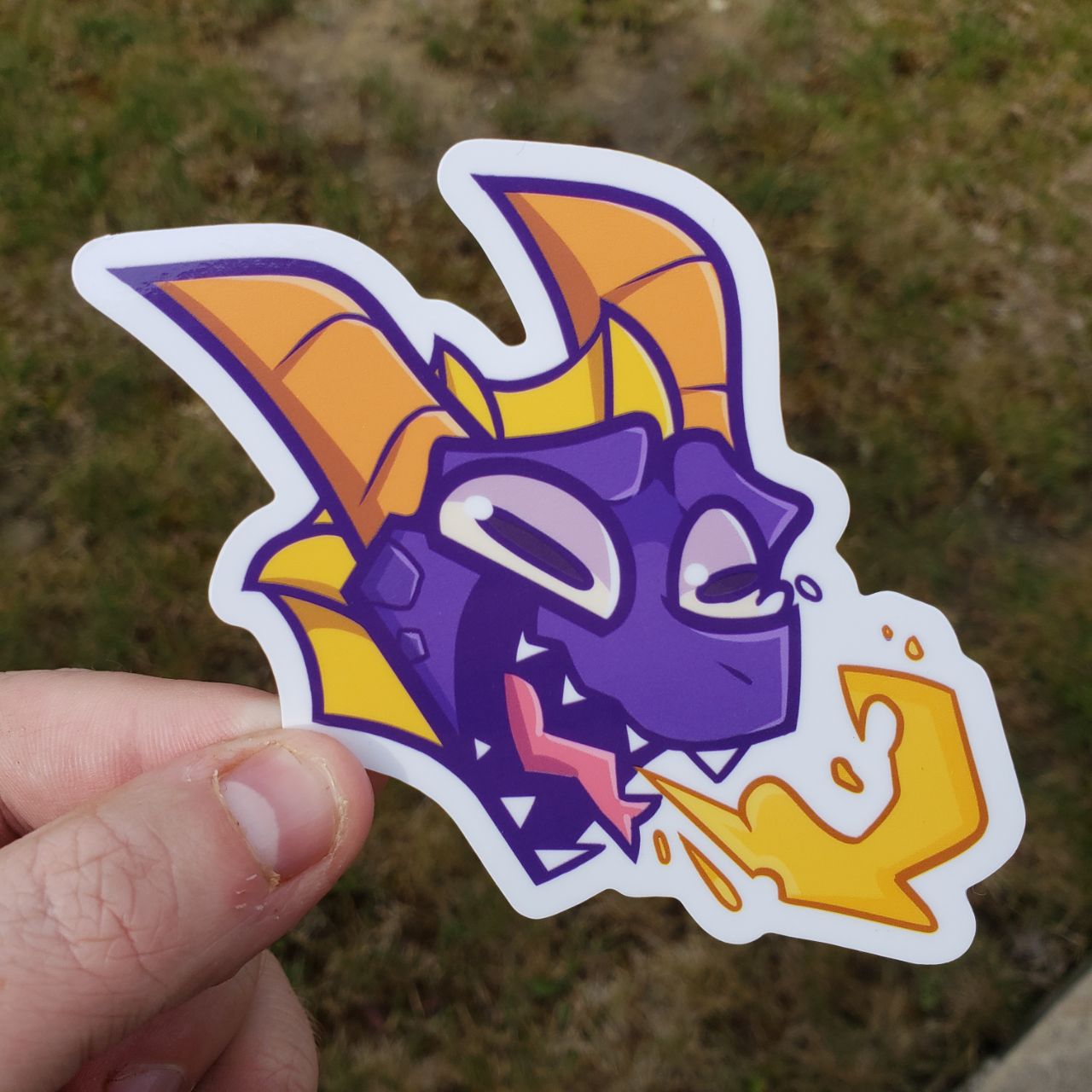 SpyroWHEEZE (4'' Sticker)