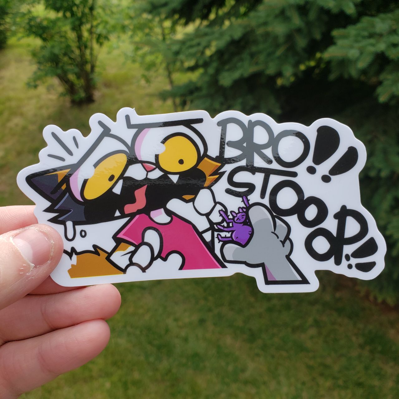 BRO STOOOOP!! (5'' Sticker)