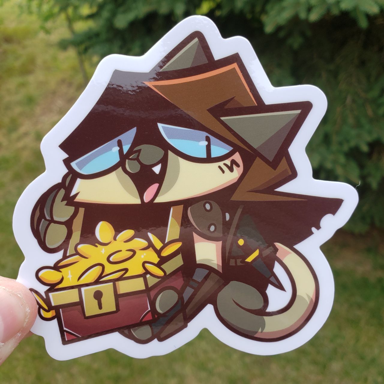 STEALING! (4'' Sticker)