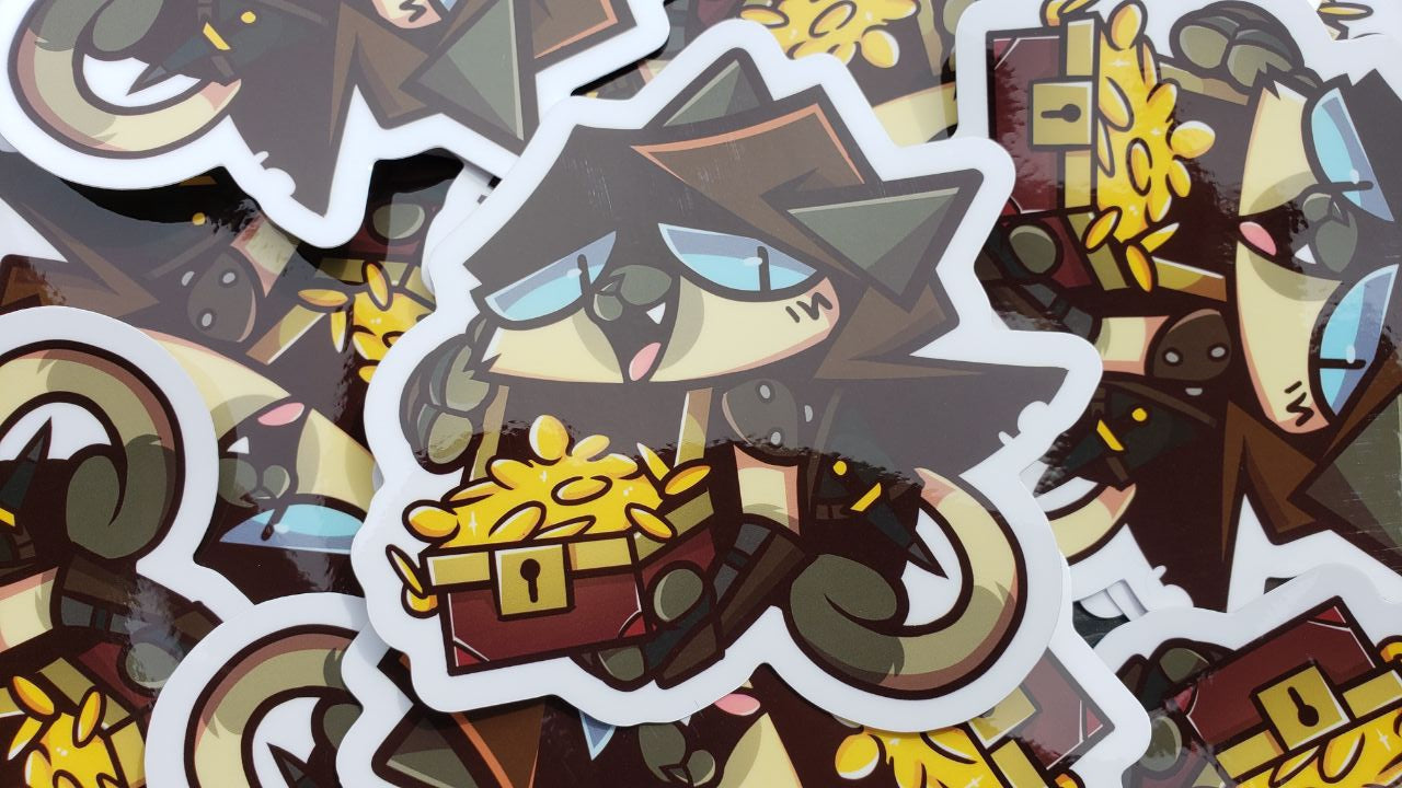 STEALING! (4'' Sticker)