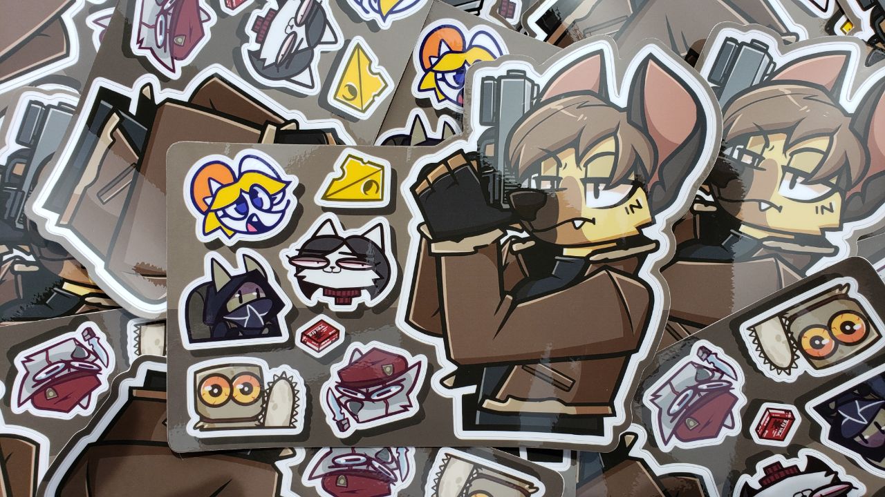 Resident Evil 4 Mini Sticker Sheet!