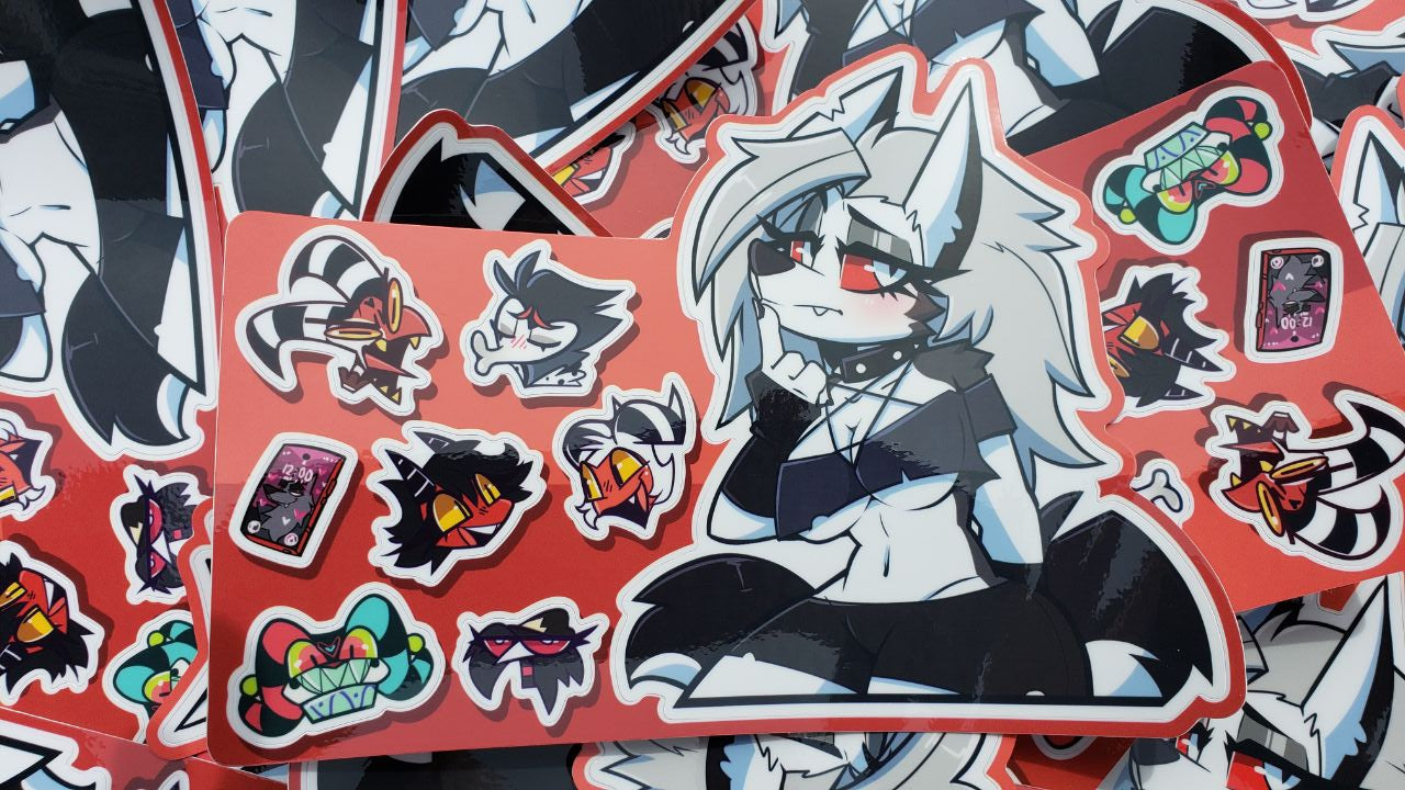 Helluva Boss Mini Sticker Sheet!