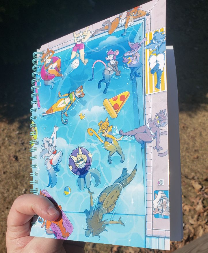 'POOL PARTY!' A5 Reusable Sticker Book